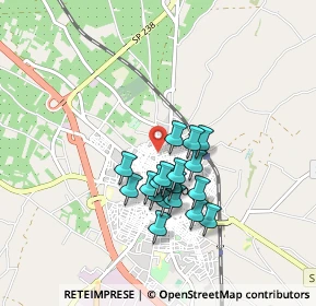 Mappa Piazza XX Settembre, 70033 Corato BA, Italia (0.72737)