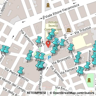 Mappa Piazza XX Settembre, 70033 Corato BA, Italia (0.07143)