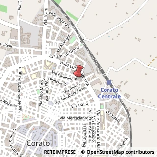 Mappa Via mascagni 9, 70033 Corato, Bari (Puglia)