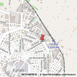 Mappa Via Salvator Rosa, 61, 70033 Corato, Bari (Puglia)