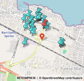 Mappa Via Francesco Speranza, 70127 Bari BA, Italia (0.45517)