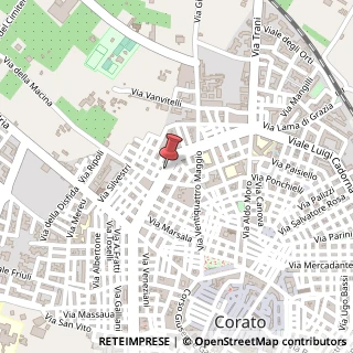 Mappa Viale Ettore Fieramosca,  90, 70123 Corato, Bari (Puglia)