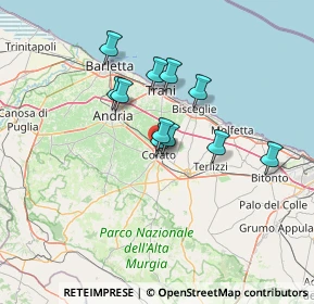 Mappa Via Capra, 70033 Corato BA, Italia (11.09636)