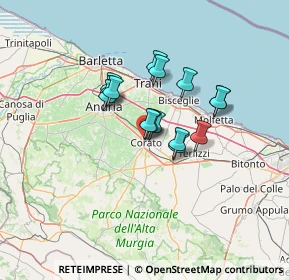 Mappa Via Capra, 70033 Corato BA, Italia (9.90867)