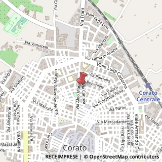 Mappa Via Aldo Moro Statista, 82, 70033 Corato, Bari (Puglia)