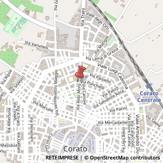 Mappa Via Bronzetti, 3, 70033 Corato, Bari (Puglia)