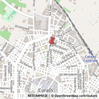Mappa Piazza caduti via fani 5, 70033 Corato, Bari (Puglia)