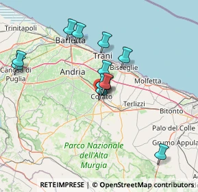 Mappa SS N., 70033 Corato BA, Italia (13.6675)