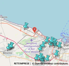 Mappa Vico VI, 70128 Bari BA, Italia (6.3125)