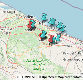 Mappa Via Antonio Pacinotti, 70033 Corato BA, Italia (9.783)