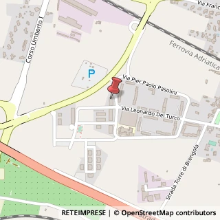 Mappa Via Pier Paolo Pasolini, 3A, 70128 Bari, Bari (Puglia)