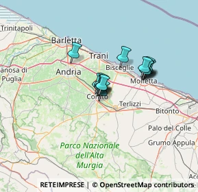 Mappa Via Tartaglia, 70033 Corato BA, Italia (8.97714)