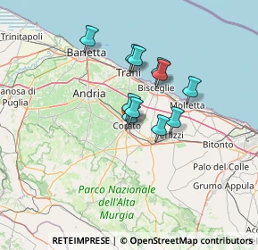 Mappa Via Tartaglia, 70033 Corato BA, Italia (9.99727)