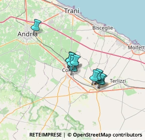 Mappa Via Gaeta, 70033 Corato BA, Italia (4.49364)