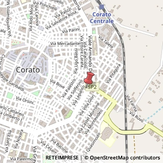 Mappa Via IV Novembre, 101, 70033 Corato, Bari (Puglia)