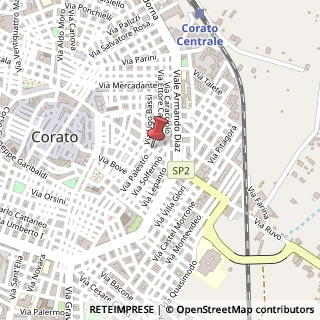 Mappa Via Giuseppe Di Vittorio, 57, 70033 Corato, Bari (Puglia)