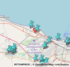 Mappa Via Italo Balbo, 70128 Bari BA, Italia (6.299)