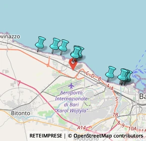 Mappa Via Giovanni Valle, 70128 Bari BA, Italia (3.64091)