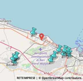 Mappa Via Italo Balbo, 70128 Bari BA, Italia (5.6075)