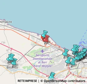 Mappa Via Italo Balbo, 70128 Bari BA, Italia (6.618)