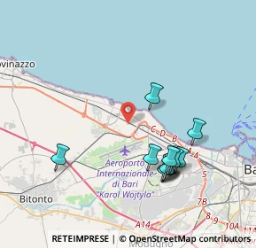 Mappa Via Italo Balbo, 70128 Bari BA, Italia (4.15)