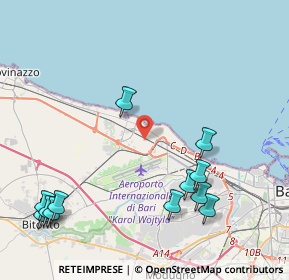 Mappa Via Italo Balbo, 70128 Bari BA, Italia (5.62417)