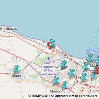 Mappa Via Italo Balbo, 70128 Bari BA, Italia (7.37067)