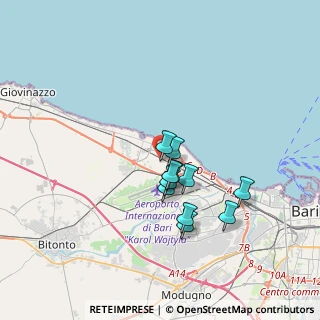 Mappa Via Giovanni Valle, 70128 Bari BA, Italia (2.88545)