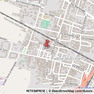 Mappa Via Giovanni Valle, 15, 70128 Bari, Bari (Puglia)