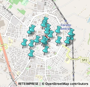 Mappa Via Genzano, 70033 Corato BA, Italia (0.3435)