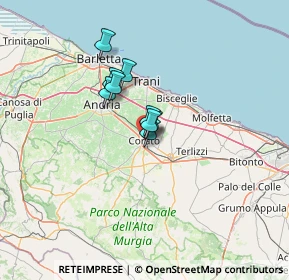 Mappa Via Genzano, 70033 Corato BA, Italia (15.06909)