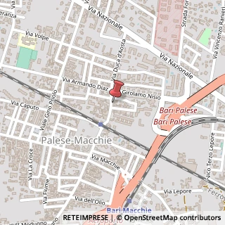Mappa Via Duca D'Aosta, 23/A, 70128 Bari, Bari (Puglia)