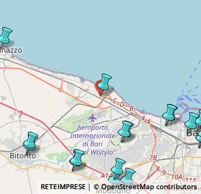 Mappa Via Amedeo di Savoia, 70128 Bari BA, Italia (7.2455)