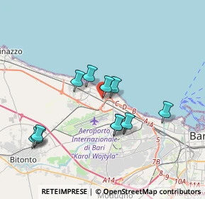 Mappa Via Amedeo di Savoia, 70128 Bari BA, Italia (3.65909)