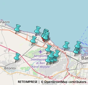 Mappa Via Amedeo di Savoia, 70128 Bari BA, Italia (3.258)