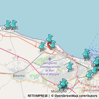 Mappa Piazza Capitaneo, 70128 Bari BA, Italia (7.251)