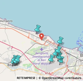 Mappa Piazza Capitaneo, 70128 Bari BA, Italia (5.60833)