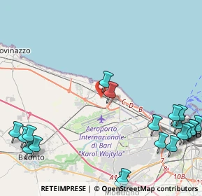 Mappa Piazza Capitaneo, 70128 Bari BA, Italia (6.7215)