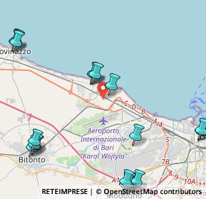 Mappa Piazza Capitaneo, 70128 Bari BA, Italia (6.372)