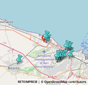 Mappa Piazza Capitaneo, 70128 Bari BA, Italia (4.12846)