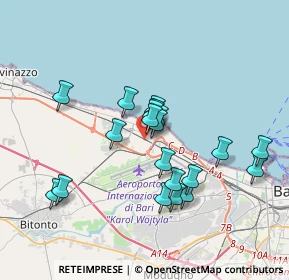 Mappa Via Caputo, 70128 Bari BA, Italia (3.328)