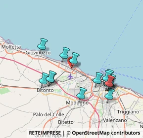 Mappa Via Caputo, 70128 Bari BA, Italia (7.74533)