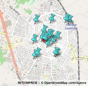 Mappa Largo Aregano, 70033 Corato BA, Italia (0.30667)