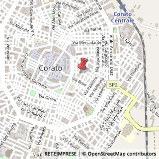 Mappa Via Medici Lorenzo, 13, 70033 Corato, Bari (Puglia)