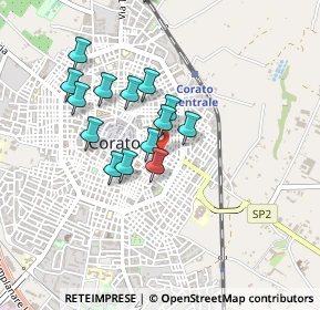 Mappa Via Giuseppe di Vittorio, 70033 Corato BA, Italia (0.41333)