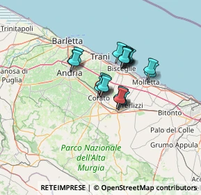 Mappa Via Cavallotti, 70033 Corato BA, Italia (9.271)