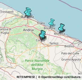 Mappa Via Cavallotti, 70033 Corato BA, Italia (11.22923)
