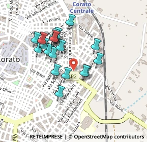 Mappa Via Cavallotti, 70033 Corato BA, Italia (0.2105)