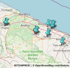 Mappa Via Pacinotti, 70033 Corato BA, Italia (16.532)