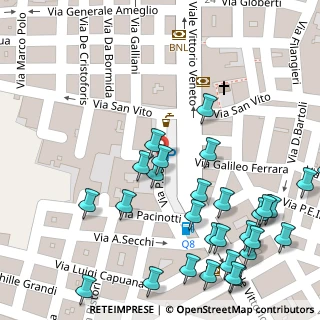 Mappa Via della Porta, 70033 Corato BA, Italia (0.07931)